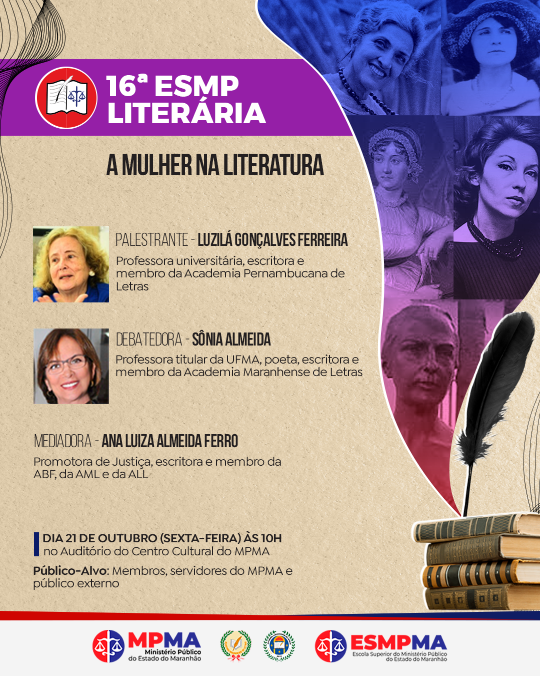 16ª ESMP LITERÁRIA - A Mulher na Literatura