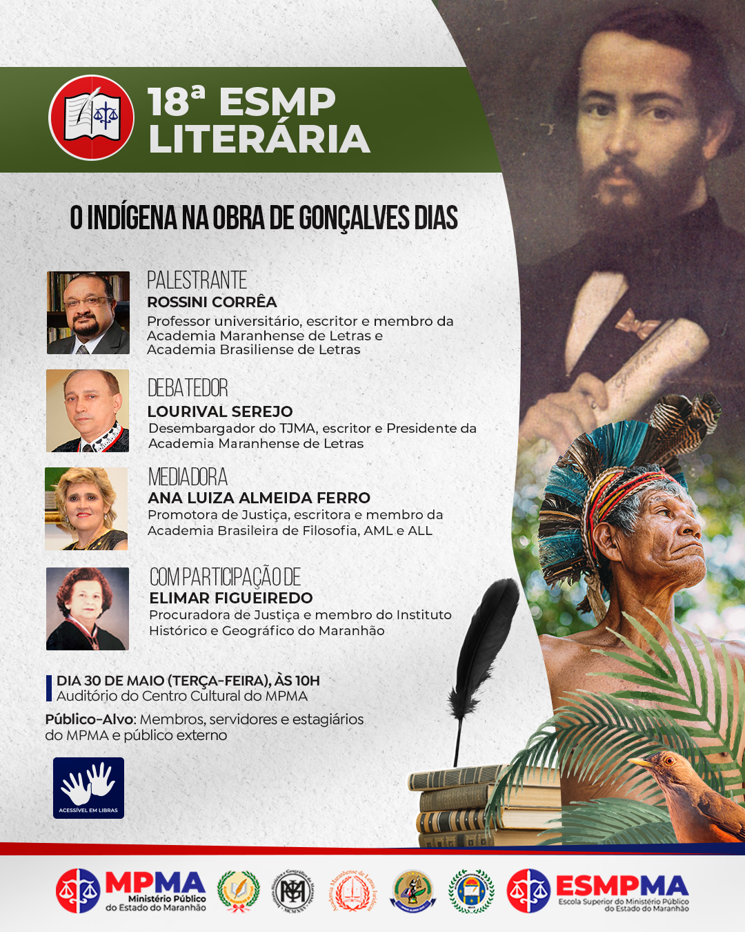 18ª ESMP Literária "O indígena na obra de Gonçalves Dias"