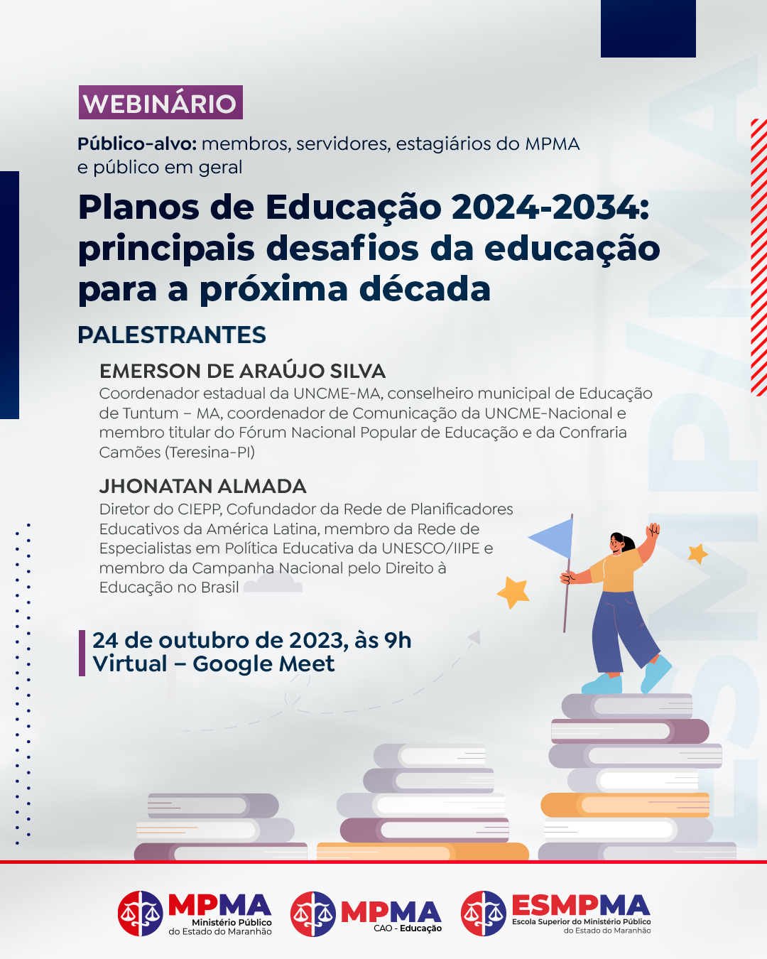 Webinário Planos de Educação 2024-2034: principais desafios da educação para a próxima década