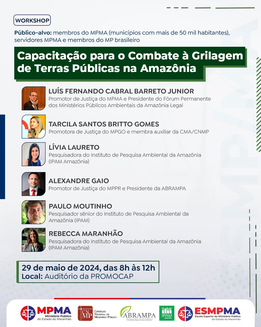 Workshop de Capacitação para o Combate à Grilagem de Terras Públicas na Amazônia