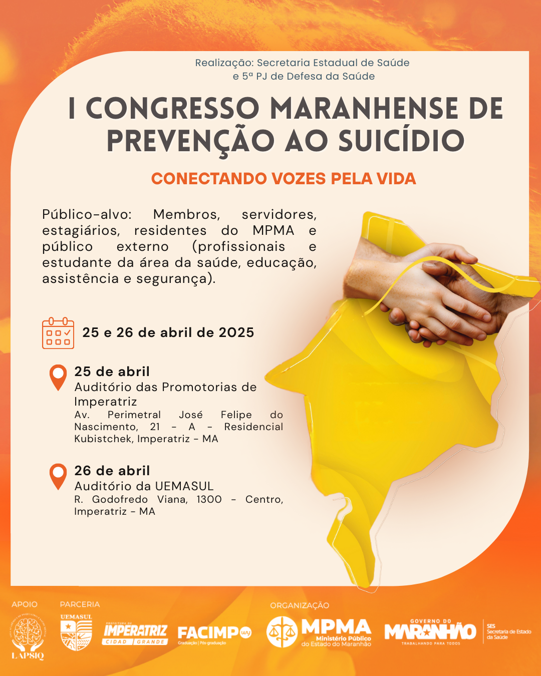 I Congresso Maranhense de Prevenção ao Suicídio - Conectando Vozes Pela Vida