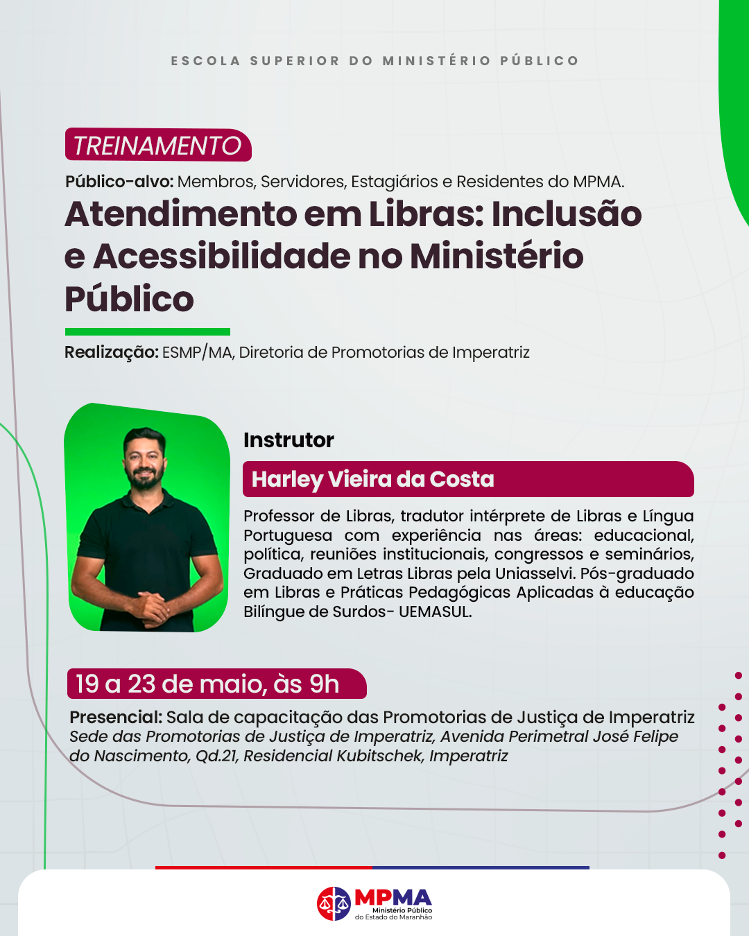 Treinamento - Atendimento em Libras: Inclusão e Acessibilidade no Ministério Público