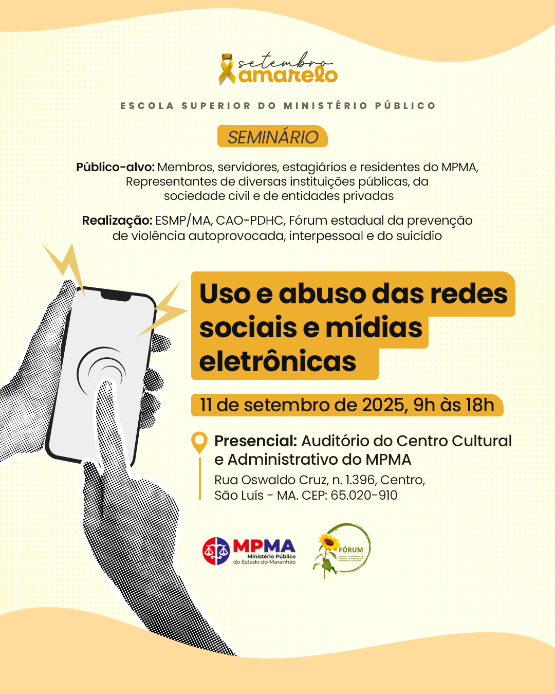 Seminário - Uso e abuso das redes sociais e mídias eletrônicas