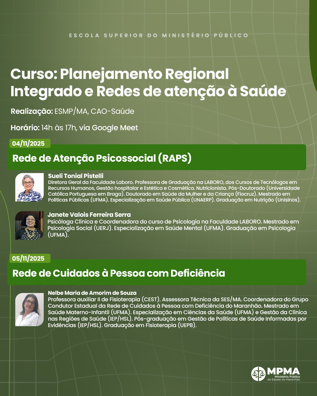 Curso: Planejamento Regional Integrado e redes de atenção à saúde