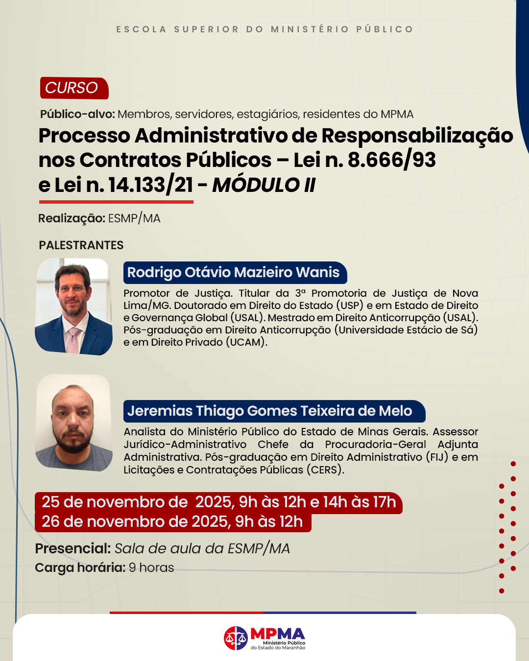 Curso - Processo Administrativo de Responsabilização nos Contratos Públicos – Lei n. 8.666/93 e Lei n. 14.133/21  - Módulo II